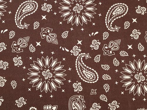 Fabric Godmother Bandana Denim Chocolate