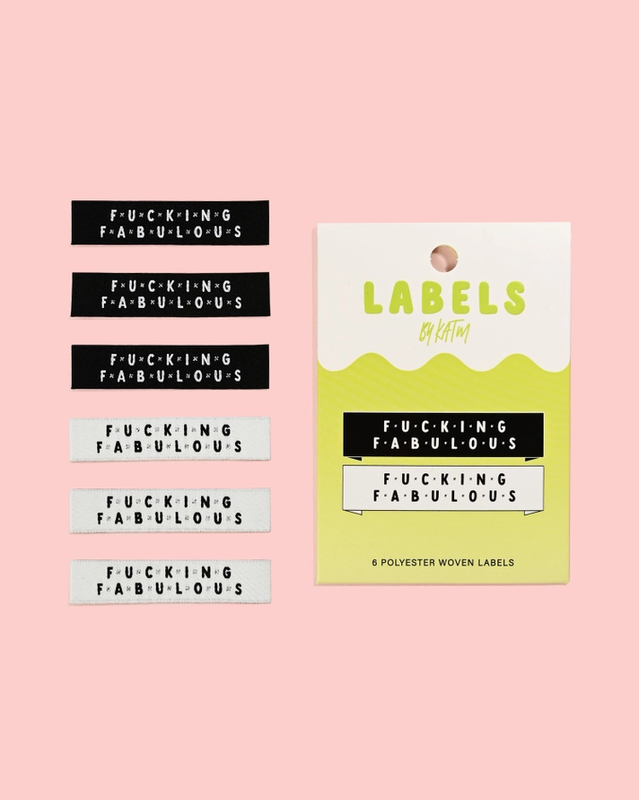 Kylie & The Machine Sewing Labels Fucking Fabulous