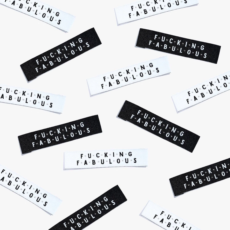 Kylie & The Machine Sewing Labels Fucking Fabulous