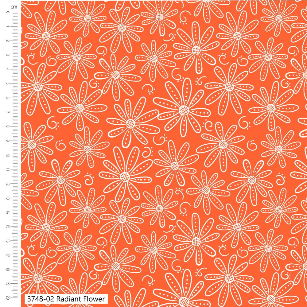 Victoria Louise Grecian Blues Cotton Radiant Flower