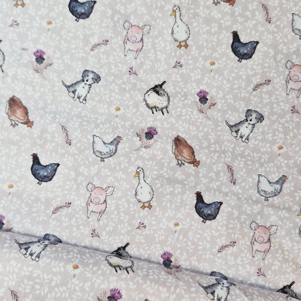 Susan Wheeler Cotton Blackbird Farm Animals