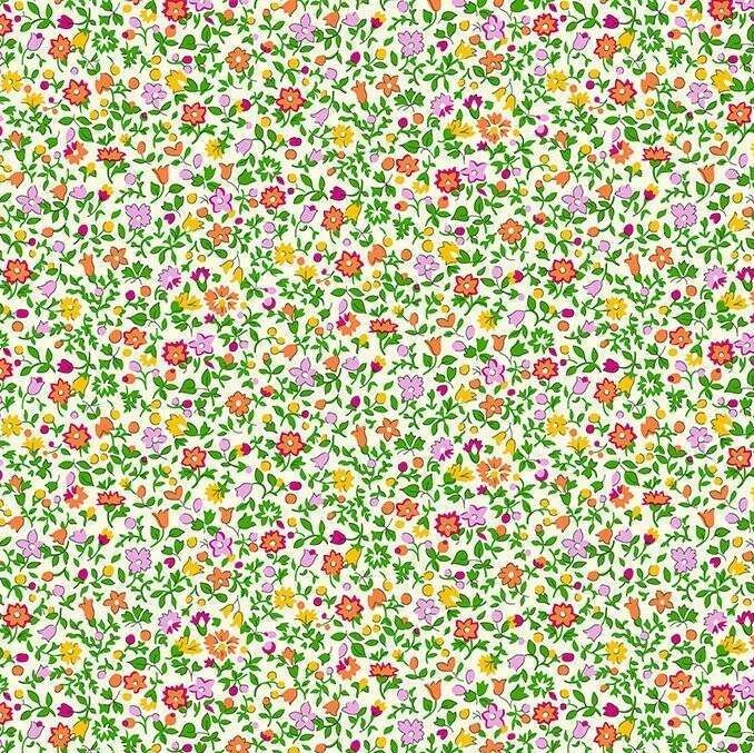 Liberty Cotton Fabric Everlasting Posy Haze 511B