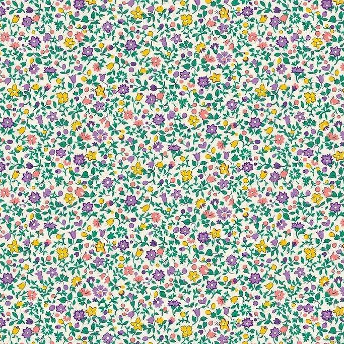 Liberty Cotton Fabric Everlasting Posy Haze 511A