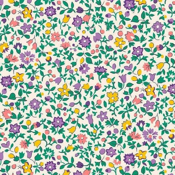 Liberty Cotton Fabric Everlasting Posy Haze 511A