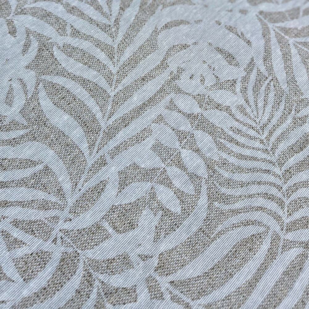 Teflon Coated Tablecloth Fabric Linen Fern Cascade
