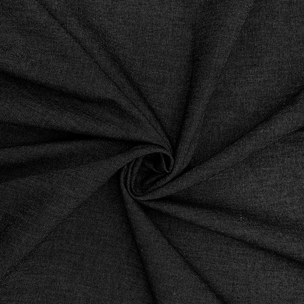 4oz Lightweight Denim Fabric Black