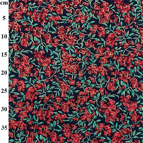 Rose & Hubble Christmas Cotton Berries Navy