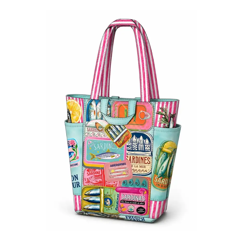 Sardines Canvas Bag Panel