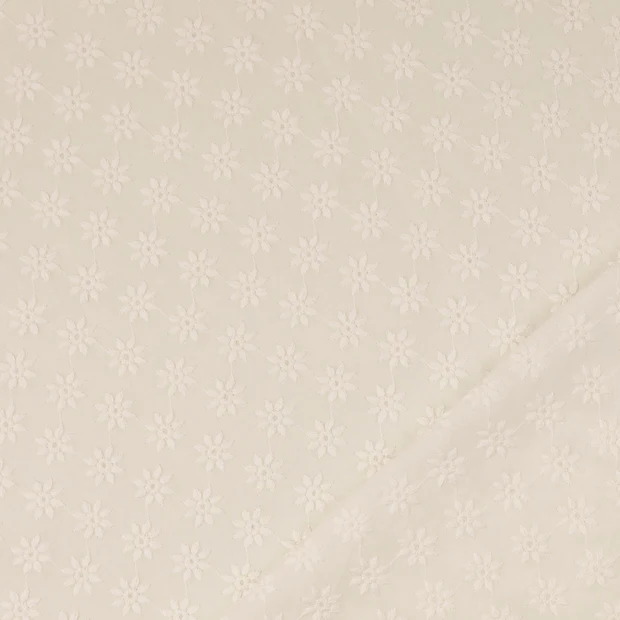 Cotton Embroidery Fabric Sweet Blooms