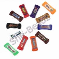 Fimo Chocolate Bar Charm Pendants Pk2 YOU CHOOSE