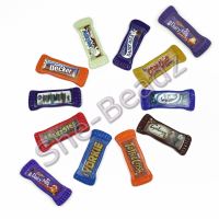 Fimo Chocolate Bar Charm Pendants Pk2 YOU CHOOSE