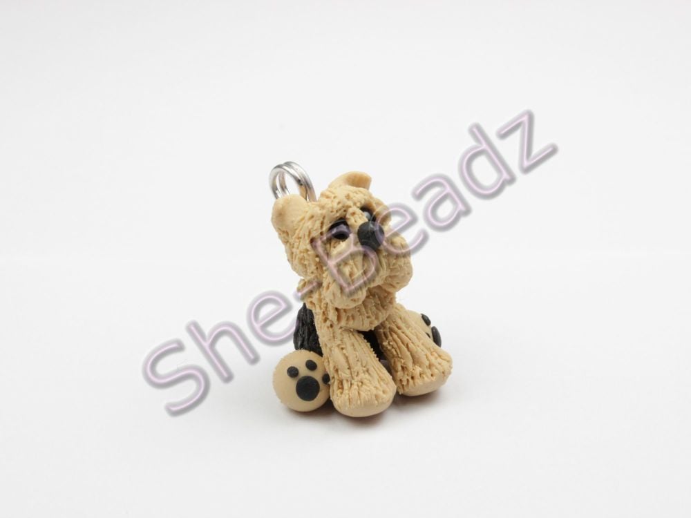 Fimo Miniature Artisan Yorkshire Terrier Charms Pk 1