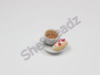 Miniature Cup of Tea with a Cream Doughnut Pk 2