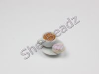 Miniature Cup of Tea with an Iced Doughnut Pk 2