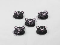 Fimo Cat Charms Pk 10