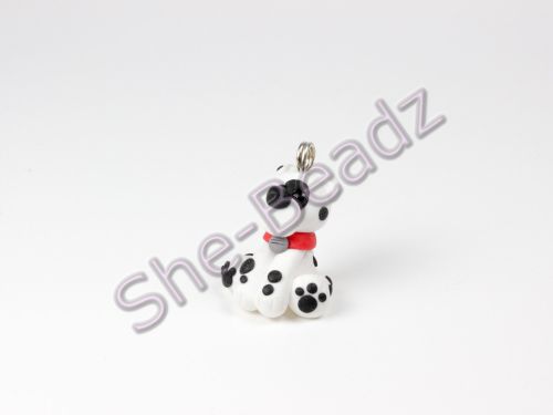 Fimo Miniature Artisan Dalmatian Charm Pk 1