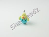 Fimo Miniature Artisan Chick Charm (Blue) Pk 1