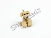 Fimo Miniature Artisan Golden Labrador Charm Pk 1
