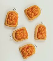 Fimo Beans On Toast Charms Mini Thick Pk 10