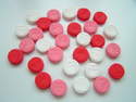 Fimo Mini Sweet Heart Beads Valentine Mix Pk 24