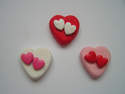 Fimo Hearts On Heart Charm Beads Pk 12