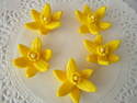Fimo Daffodil Charms Pk 10