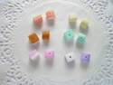 Fimo Mini Dolly Mixture Beads (Pastel coloured) Mixed Pack of 108