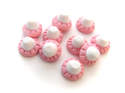 Fimo Foam Mushroom Charm Beads Tiny Pk 10