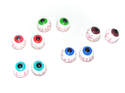 Fimo Eye Ball Charm Beads Large Pk10