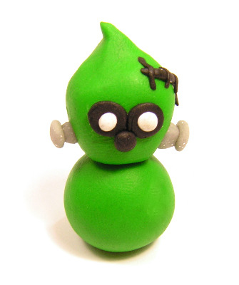 Fimo Frankenstein Zingy Charms Mini Pk 10