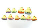 Fimo Easter Duck Family Charm Beads Pk 10