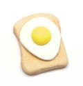 Fimo Large Egg On Toast Charms Pk 10