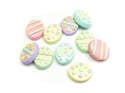 Fimo Pastel Easter Egg Charm Beads Pk 10