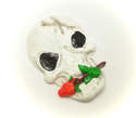Fimo Skull & Rose Pendants Pk 2