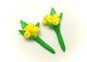 Fimo Daffodil Bouquet Charms Pk 10