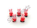 Fimo Peppa Pig Charms Tiny Pk 10