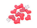 Fimo Mixed Gem Heart Charms Pk 14