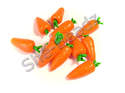 Fimo Carrot Charms Pk 10