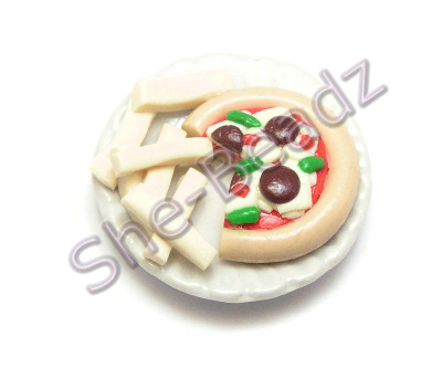 Pizza & Chips on a Plate Pk 1