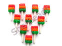 Fimo Traffic Light Lollypop Charms Pk 10