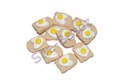 Fimo Heart Egg On Toast Charms Pk 10