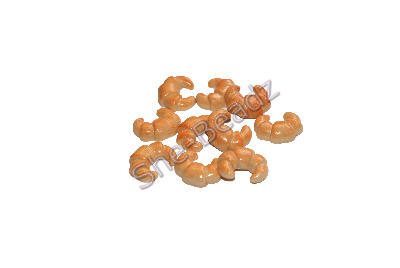 Fimo Croissant Charms Tiny Pk 10
