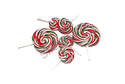 Fimo Christmas Swirly Pop Charm & Pendants Pk 6