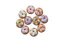 Fimo Summer Donut Charm Beads Pk 10