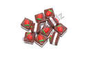 Fimo Strawberry Cake Square Charm Beads Pk 10