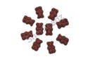 Fimo Chocolate Gummy Bear Charms Pk 10