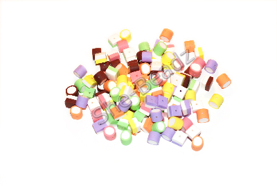 Fimo Mini Dolly Mixture Beads Bright coloured Pk 108