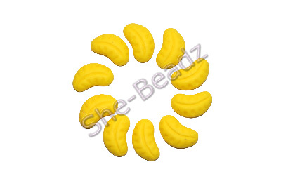 Fimo Banana Charm Beads Tiny Pk 10