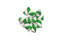 Fimo Twister Charm Beads (Green & White) Pk 10