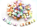 Fimo Large Dolly Mixture Beads (Pastel Colours) Mixed Pack of 108